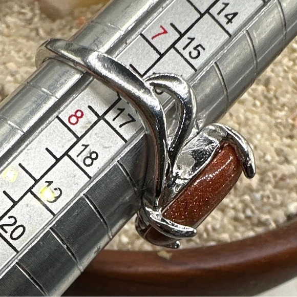 Sunstone Victorian silver ring/manifesting confidence in the future - Picture 4 of 8